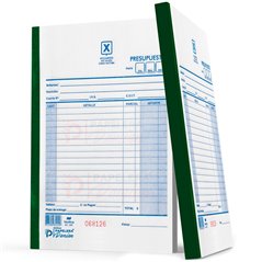 Remito triplicado Talonario grande Presupuesto talonario 25