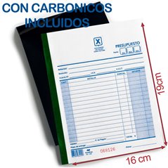Remito triplicado Talonario grande Presupuesto talonario 25