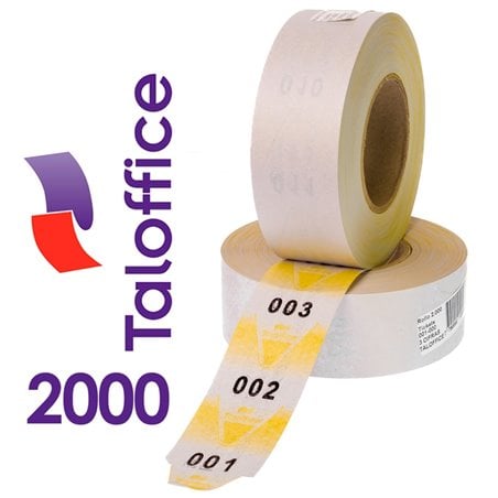 Numeros para sacar turno Rollo 2000 numer 3 cifras TalOffice