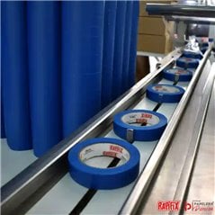 Cinta azul de enmascarar Papel Obra Rapifix Azul Uv 24 mm 40 metros
