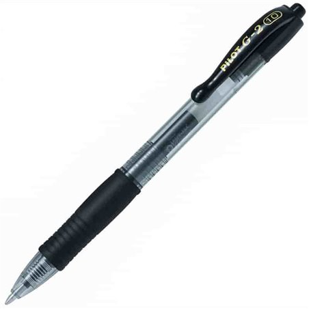 Lapicera Pilot G2 retractil Roller tinta gel 1 mm trazo grueso Boligrafo con grip