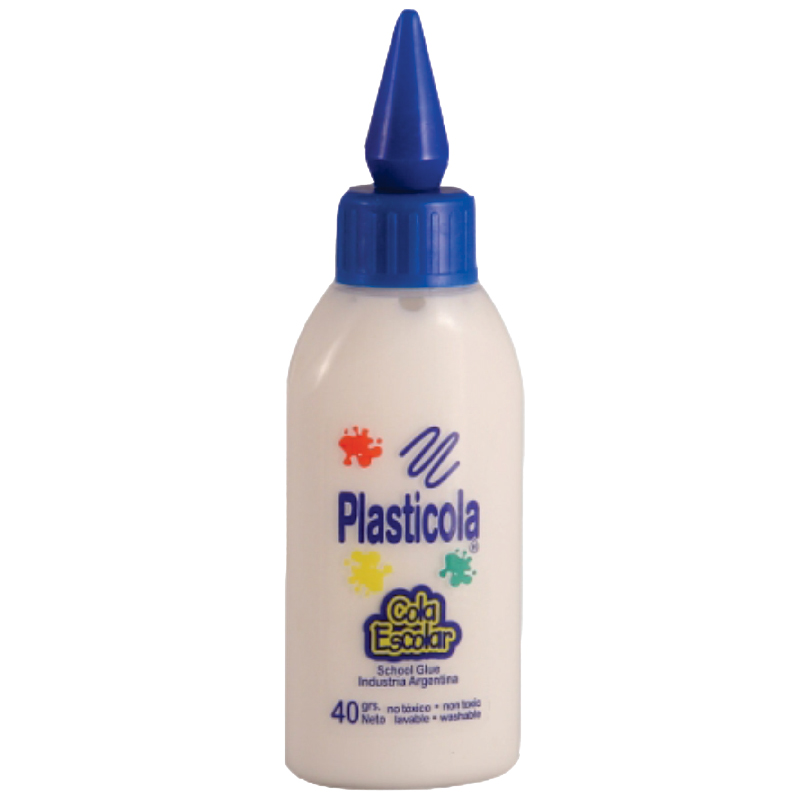 Plasticola blanca 40gr adhesivo vinilico Plasticola blanca 40gr adhesivo vinilico