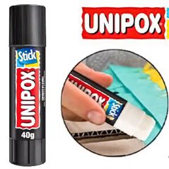 Adhesivo en barra Unipox pegamento Stick grande 40 gramos Caja de 10 u.