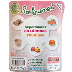 Folex hamburgesa Paty en rollo laminas Separadores de freezer
