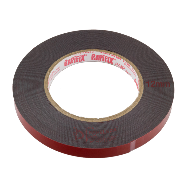 Cinta doble faz para Molduras Rapifix 12mm rollo de 10 metros Cinta doble faz para Molduras Rapifix 12mm rollo de 10 metros