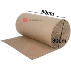Rollo carton corrugado 60cm 0.60m