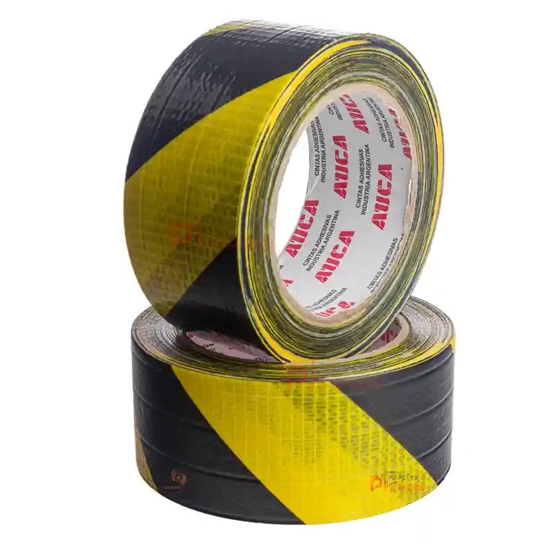 Cinta Demarcatoria amarillo y negro AUCA 48mm 30mt fibrada Cinta Demarcatoria amarillo y negro AUCA 48mm 30mt fibrada