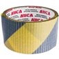 Cinta Demarcatoria amarillo y negro AUCA 48mm 30mt fibrada Cinta Demarcatoria amarillo y negro AUCA 48mm 30mt fibrada