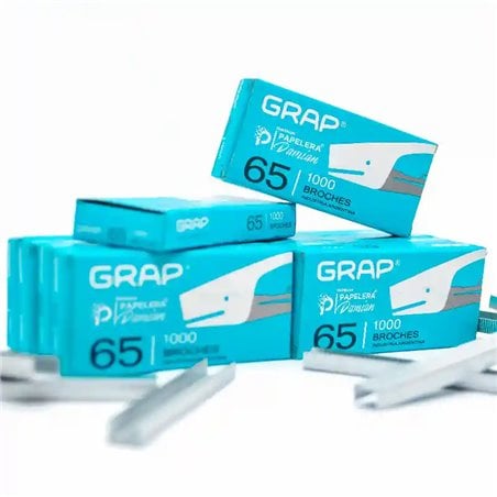 Broches para abrochadora 65 Grap Caja 1000 broches