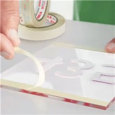 Cinta doble faz o bifaz 24mm papel AUCA rollo de 20 metros