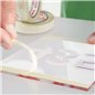 Cinta doble faz o bifaz 24mm papel AUCA rollo de 20 metros Cinta doble faz o bifaz 24mm papel AUCA rollo de 20 metros