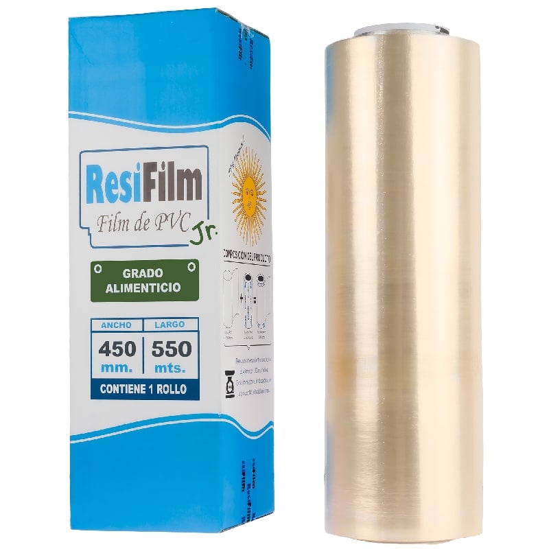Film PVC adherente 45cm x550 reales Resifilm