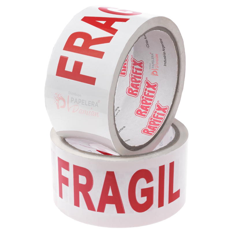 Cinta Fragil Rapifix PARA embalaje adhesiva 48mm x 50mt