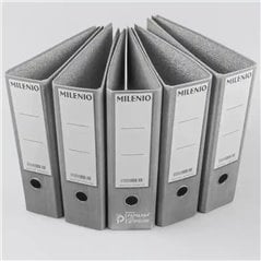 Bibliorato Super Reforzado Gris Pack x 10u