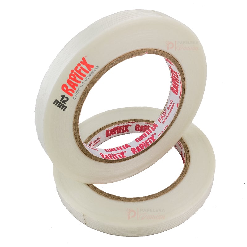 Cinta filamentosa 12mm Rapifix 50mt autoadherente Cinta filamentosa 12mm Rapifix 50mt autoadherente