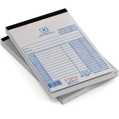 Talonario de Presupuesto duplicado chico Factura Caja 120