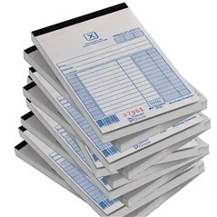 Talonario de Presupuesto duplicado chico Factura Caja 120
