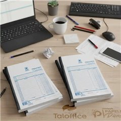 Talonario de Presupuesto duplicado grande Remito Caja de 60u