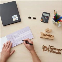 Recibo recibi chico mignon con talon Tal-Office 401