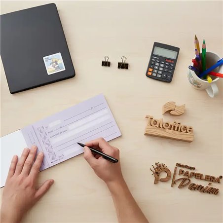 Recibo recibi chico mignon con talon Tal-Office 401