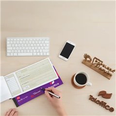 Recibo recibi mediano con talon Tal-Office 405