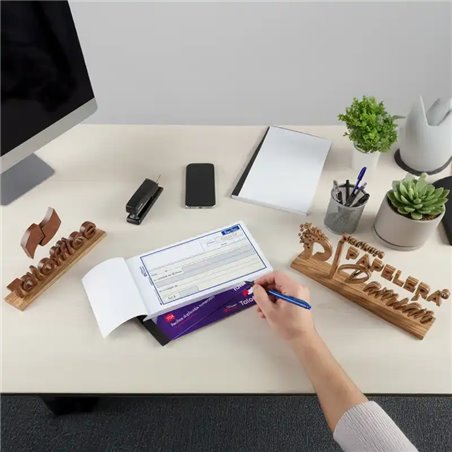 Recibo duplicado numerado en pesos Tal-Office 704 50 juegos