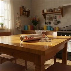 Film PVC adherente 38cm x 200 Abuela Marina cocina Caja 8u