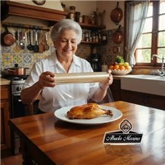 Film PVC adherente 38cm x 200 Abuela Marina cocina Caja 8u