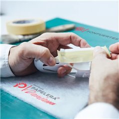 Cinta de papel 24mm Sonfuertes rollo de 50 mt autoadhesiva