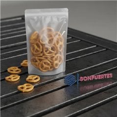 Doypack Bolsas transparentes 20x30 cm con cierre zipper x50u