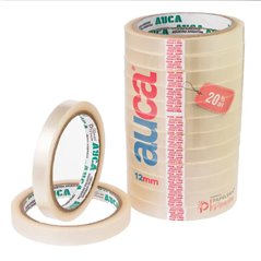 Cinta grande adhesiva AUCA 12mm x 50m Pack 72 rollos