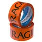 Cinta Frágil Naranja para embalaje adhesiva 48mm x 50m rollo Cinta Frágil Naranja para embalaje adhesiva 48mm x 50m rollo