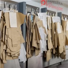 Bobina de papel kraft 160 cm para moldería textil por mayor
