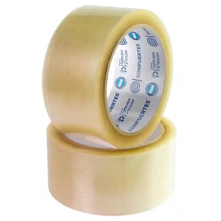 Cinta adhesiva para embalaje 48x100​ SonFuertes ESPIRAL