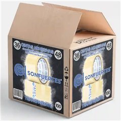 Cinta adhesiva para embalaje 48x100​ SonFuertes ESPIRAL