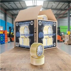 Cinta adhesiva para embalaje 48x100​ SonFuertes ESPIRAL