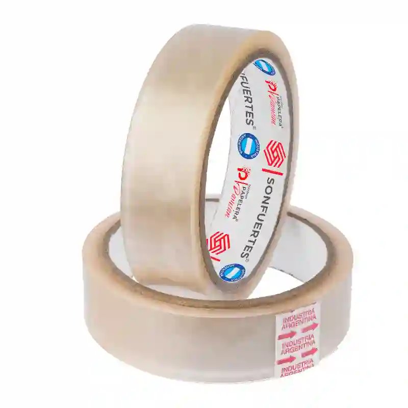 Cinta confitera adhesiva ancha transparente 24mm 50 metros Cinta confitera adhesiva ancha transparente 24mm 50 metros