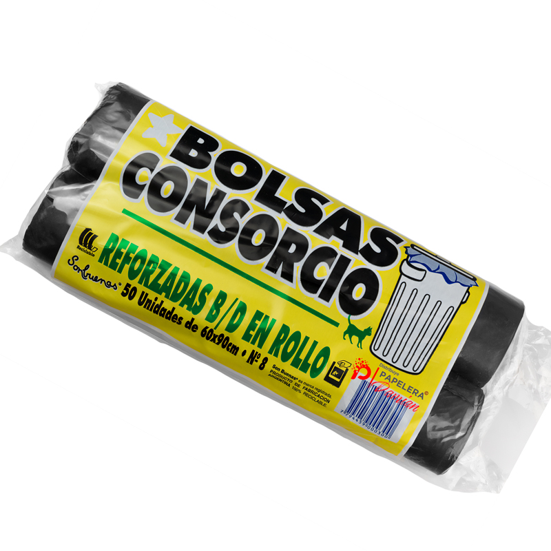 Bolsas para Consorcio 60x90 Residuo Super Reforzadas Rollo de 50u Bolsas para Consorcio 60x90 Residuo Super Reforzadas Rollo de 50u