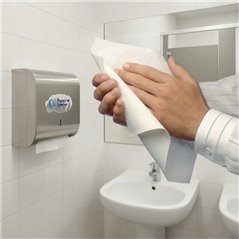 Toallas intercaladas de papel blanco puro tissue ION 2500