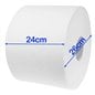 Rollo de papel para manos industrial 24cm 400m blanco puro Rollo de papel para manos industrial 24cm 400m blanco puro