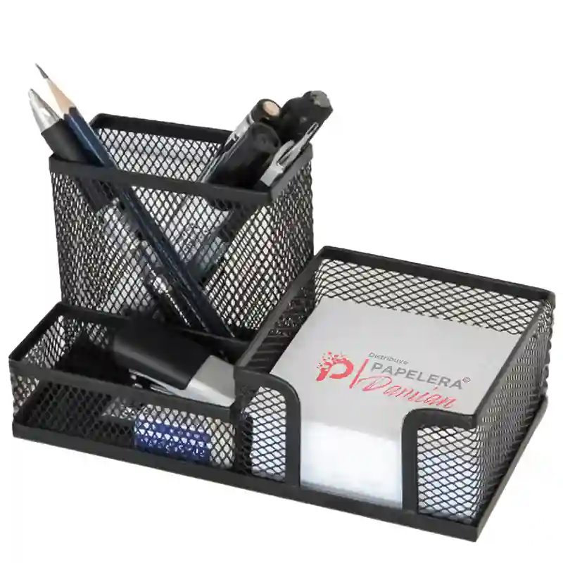 Organizador De Escritorio malla Metal portataco portalapices Organizador De Escritorio malla Metal portataco portalapices