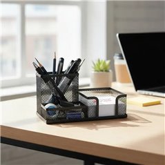 Organizador De Escritorio malla Metal portataco portalapices