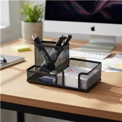 Organizador De Escritorio malla Metal portataco portalapices
