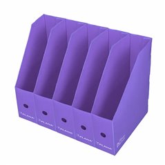 Revistero plástico organizador Plana 818 — oficio y A4, varios colores