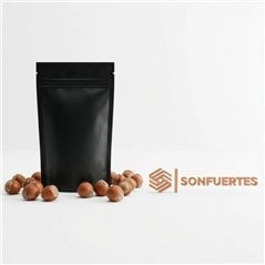 Bolsas Stand Up Negras 12x18 Cierre Hermetico opacas pack 50