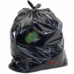 Bolsas de residuos 50 x 70 reforzada antigoteo rollo de 30u