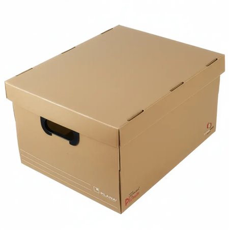 Caja plástica con tapa grande Plana 804 45,5x35,5x25,5 cm - Pack x10