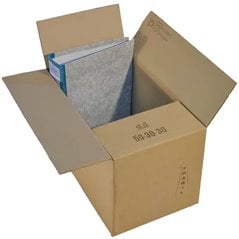 Caja de carton 50x30x30 SonFuertes reforzadas 4mm por mayor