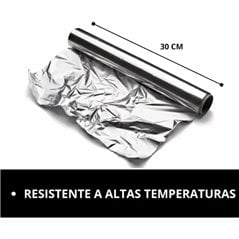 Papel Aluminio para cocina Mia Casa 30 cm rollo de 5 metros