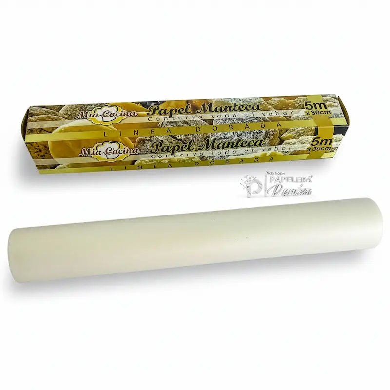 Papel Manteca Papel Vegetal 30 cm 5 metros Mia cocina horno Papel Manteca Papel Vegetal 30 cm 5 metros Mia cocina horno